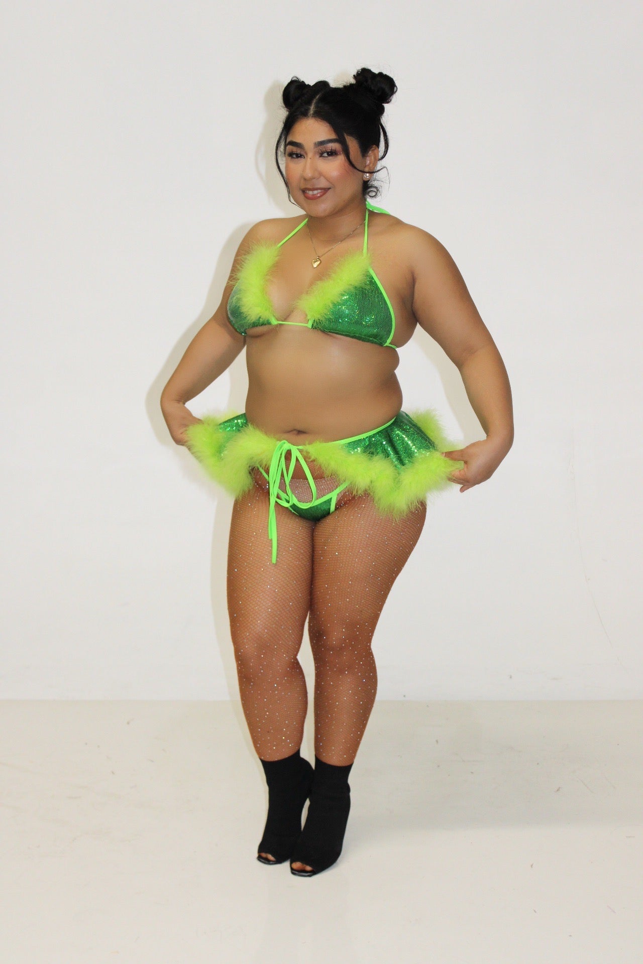Fluffy green Set