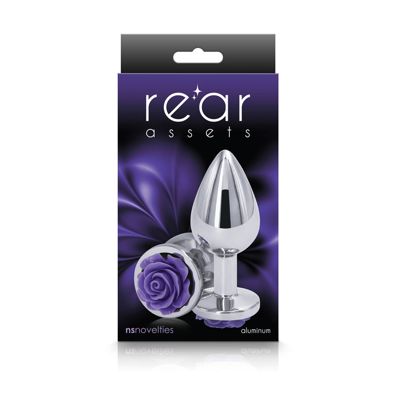 Rear assets silver purple