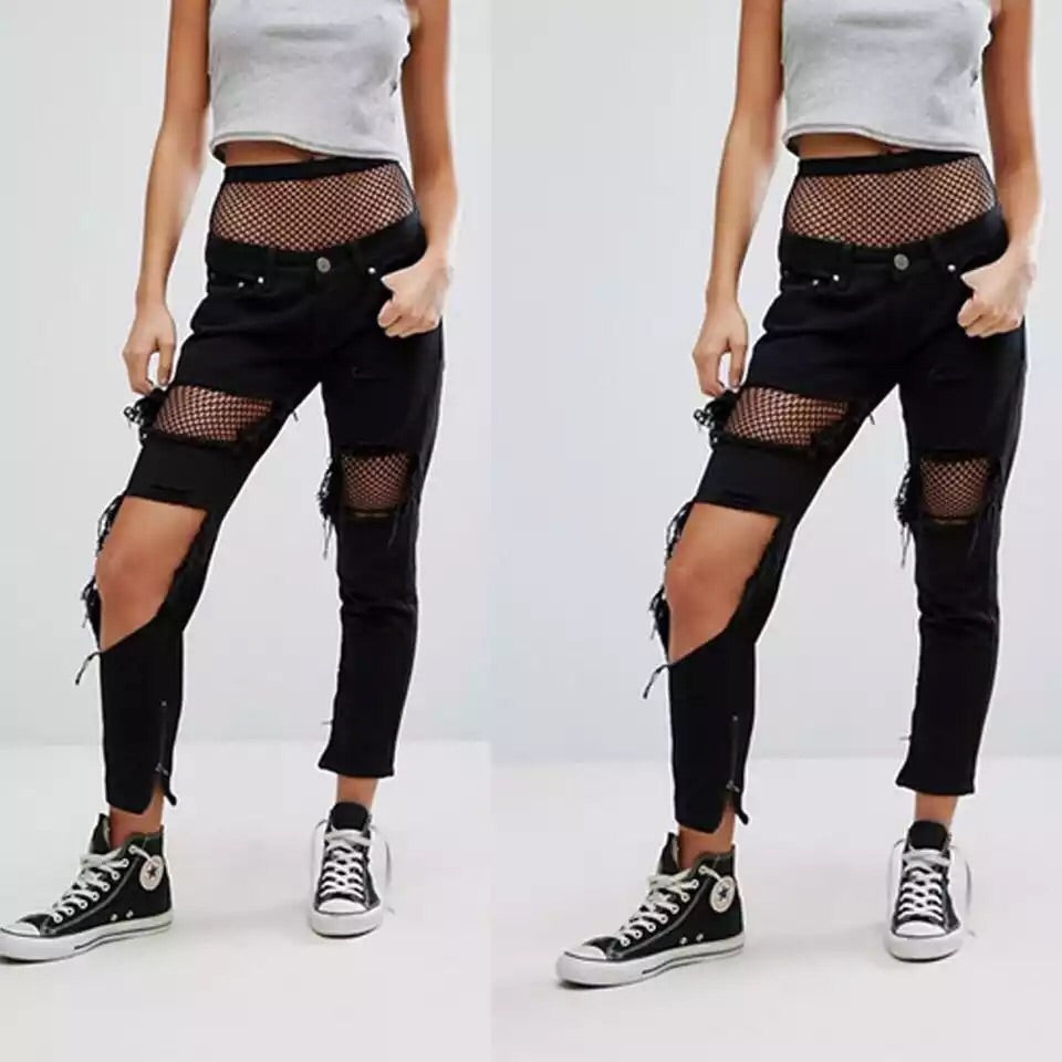 Fishnet shorts