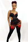 Maid me black and red