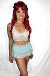 Lace Skirt baby blue