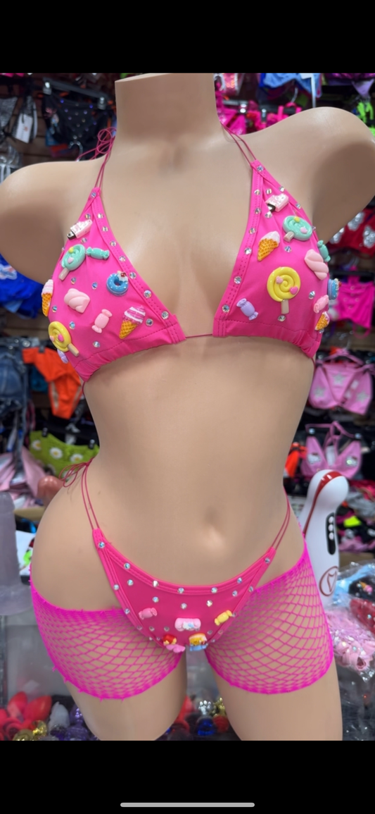 Neon candy babe