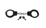 Fetish black Metal Handcuffs