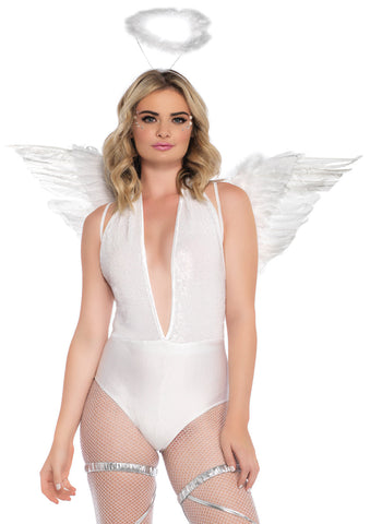 Angel wings white