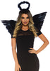 Angel wings black