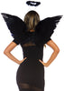 Angel wings black