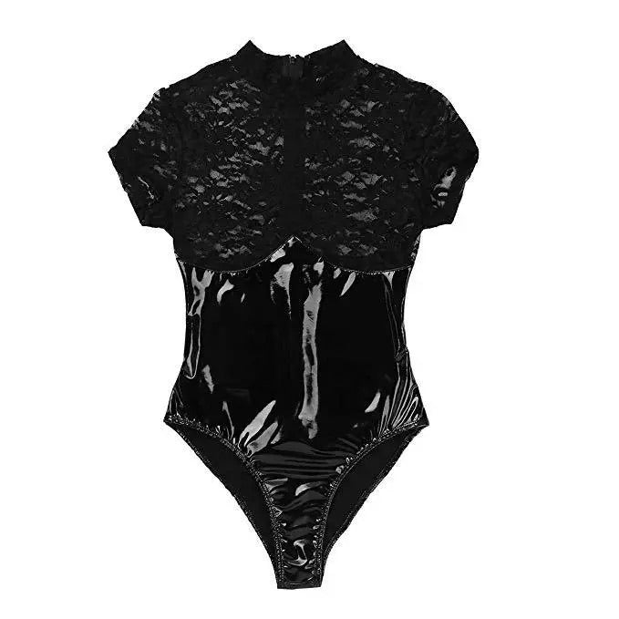 Lace and leather