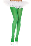 Opaque tights Kelly green