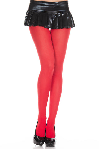 Opaque tights red