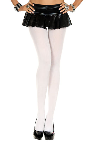 Opaque tights white